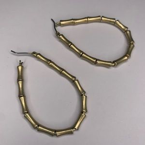 Gold Bamboo Earrings